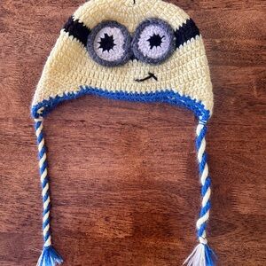 Handmade Minions/Despicable Me Toboggan/Beanie for Toddler/Small Child